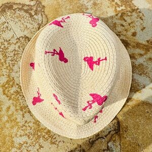 APPAMAN 🦩 Straw Hat 🦩 Flamingo Screen Printed 🦩 2/3/4 Toddler